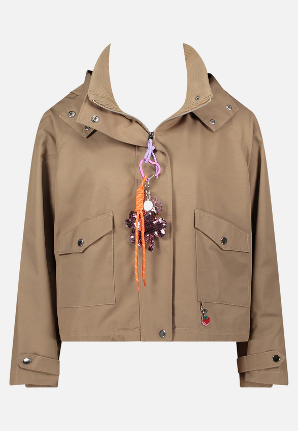 Casual-Jacke mit aufgesetzten Taschen / Detailbild