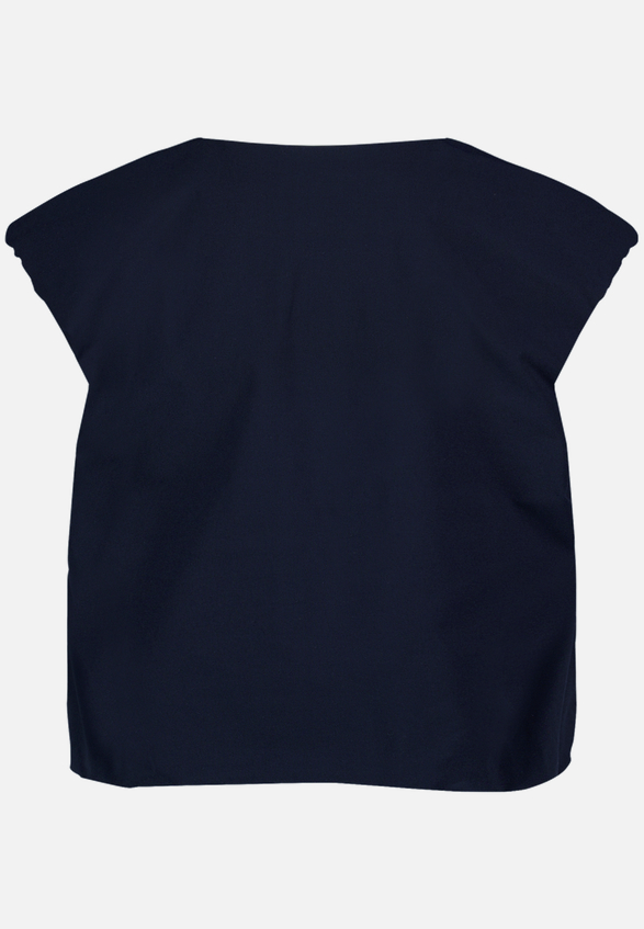 Cropped-Shirt  mit Rundhalsausschnitt  / Rückseite