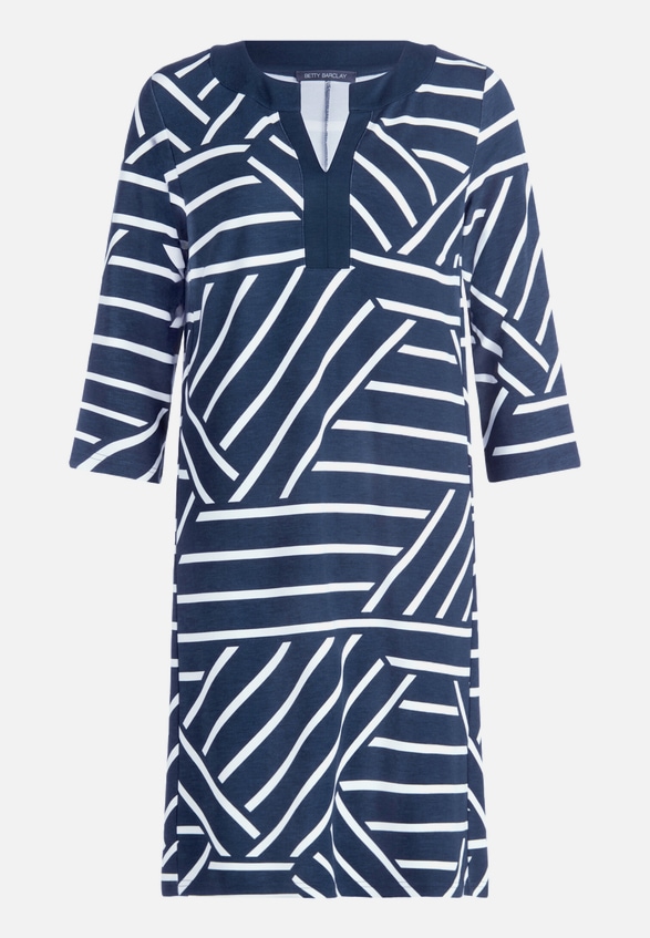Jerseykleid mit 3/4 Arm / Vorderseite