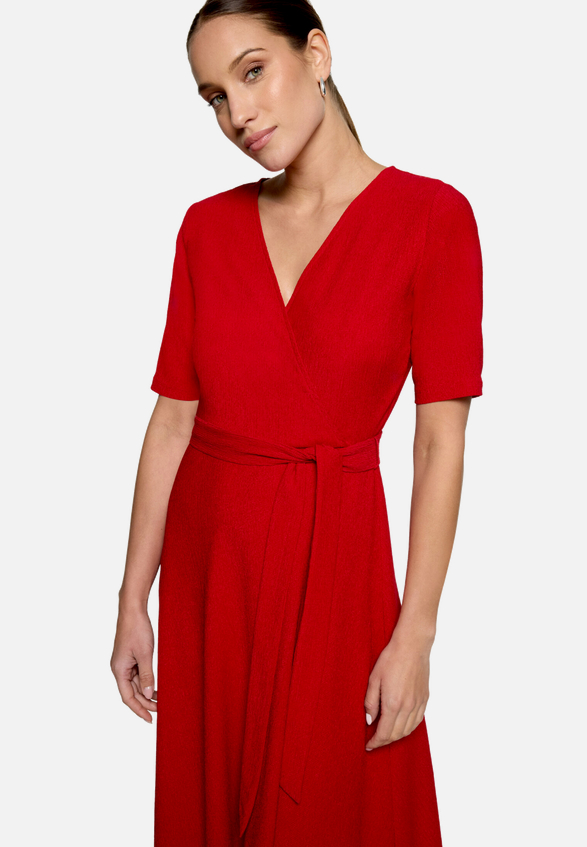 Jerseykleid mit Gürtel / Detailbild