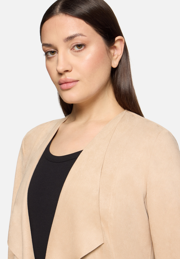 Blazer-Jacke ohne Verschluss / Detailbild