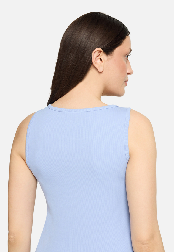 Basic-Top mit Rundhalsausschnitt / Detailbild