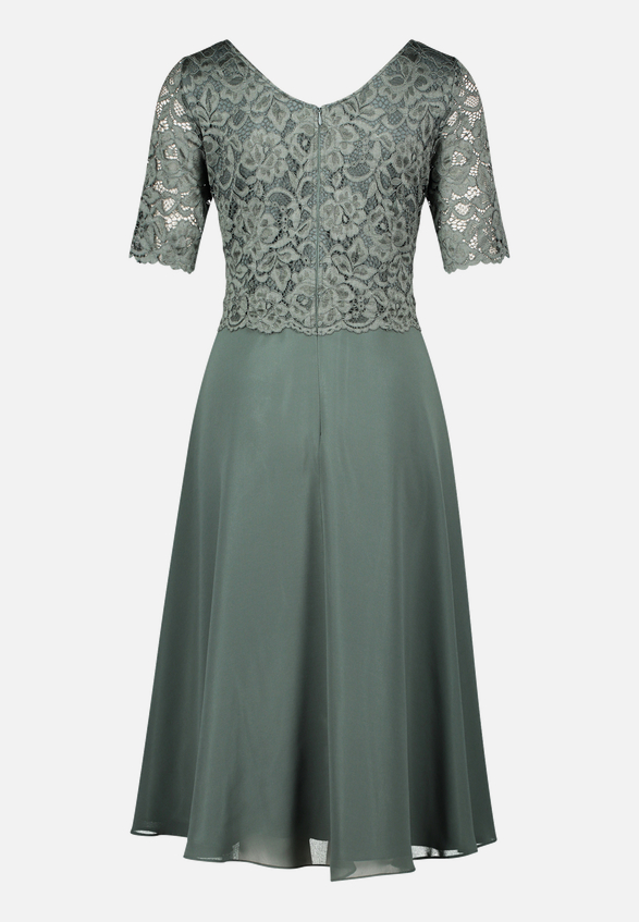 Cocktailkleid mit Spitze / Rückseite