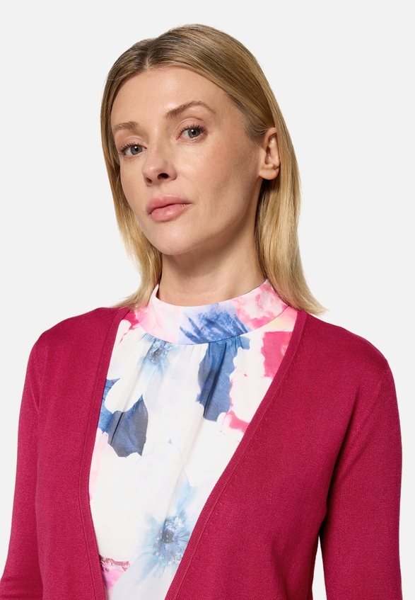 Sommer-Strickjacke mit 3/4 Arm / Detailbild