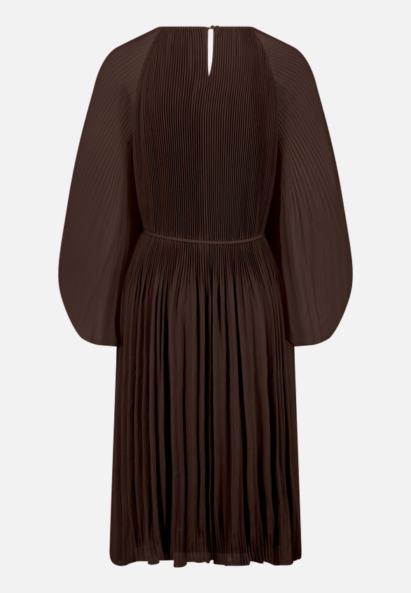 Chiffonkleid mit Rüschen / Rückseite