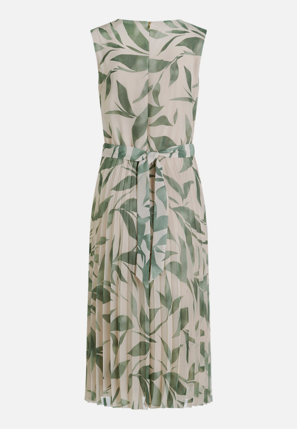 Chiffonkleid mit Plissee / Rückseite
