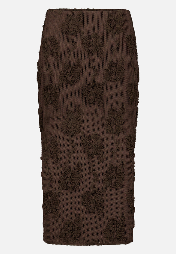 Strickrock  Midi mit Gummibund  / Vorderseite
