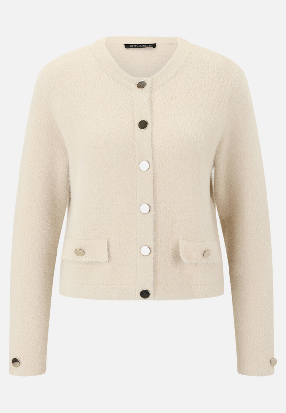 Casual-Strickjacke mit Knopfleiste / Vorderseite