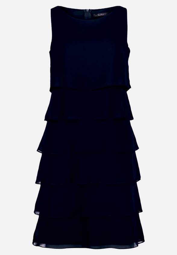 Cocktailkleid mit Volant / Vorderseite
