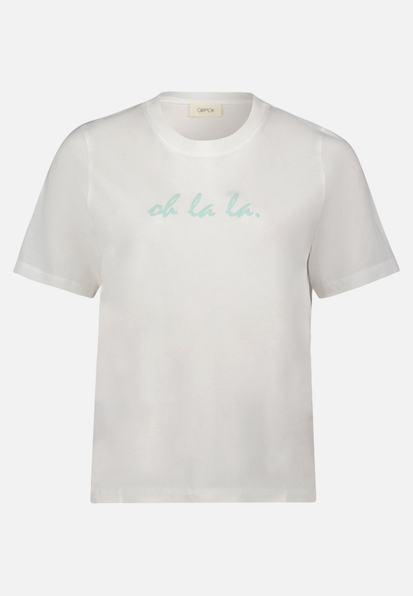 Printshirt mit Rundhalsausschnitt / Vorderseite