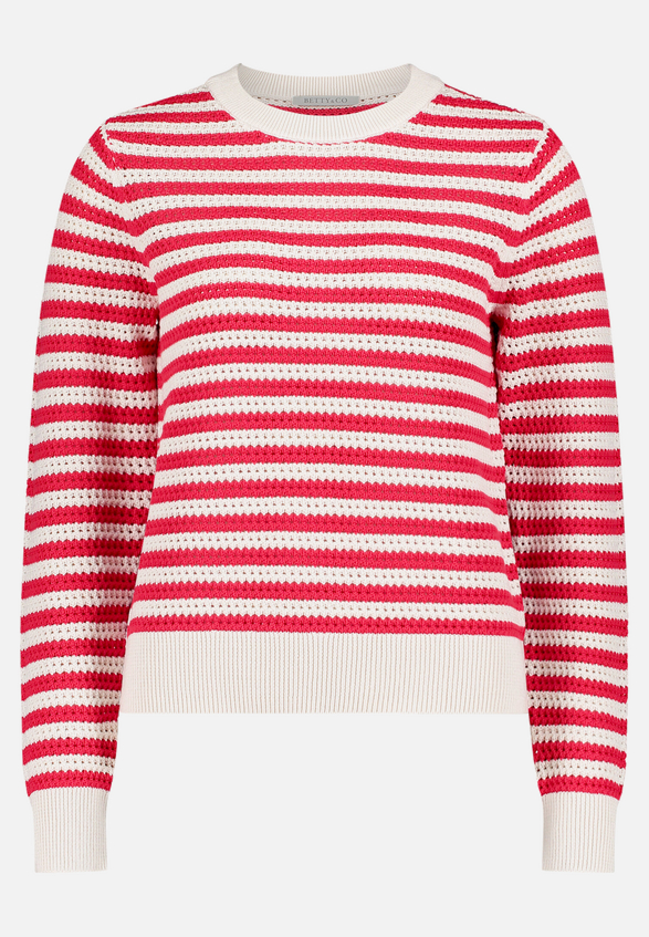Strickpullover mit Struktur / Vorderseite