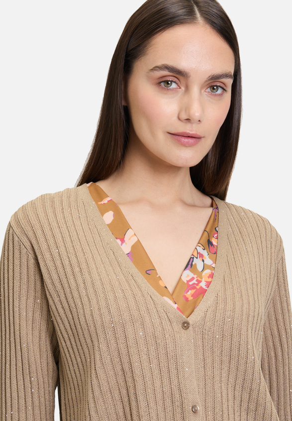 Shirtjacke mit 3/4 Arm / Detailbild