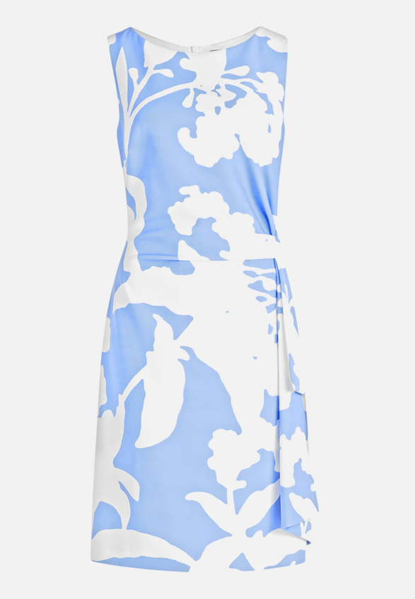 Cocktailkleid mit Blumenprint / Vorderseite