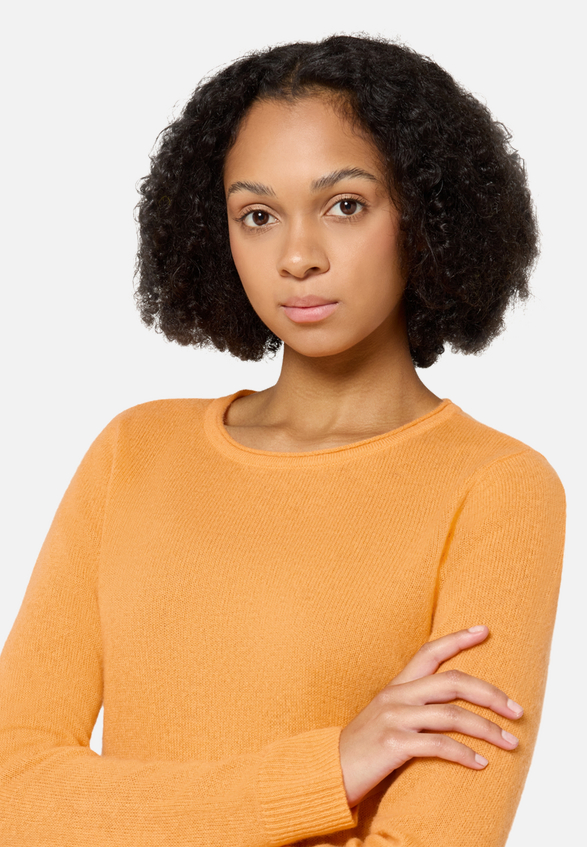 Kaschmir-Pullover mit Rundhalsausschnitt / Detailbild