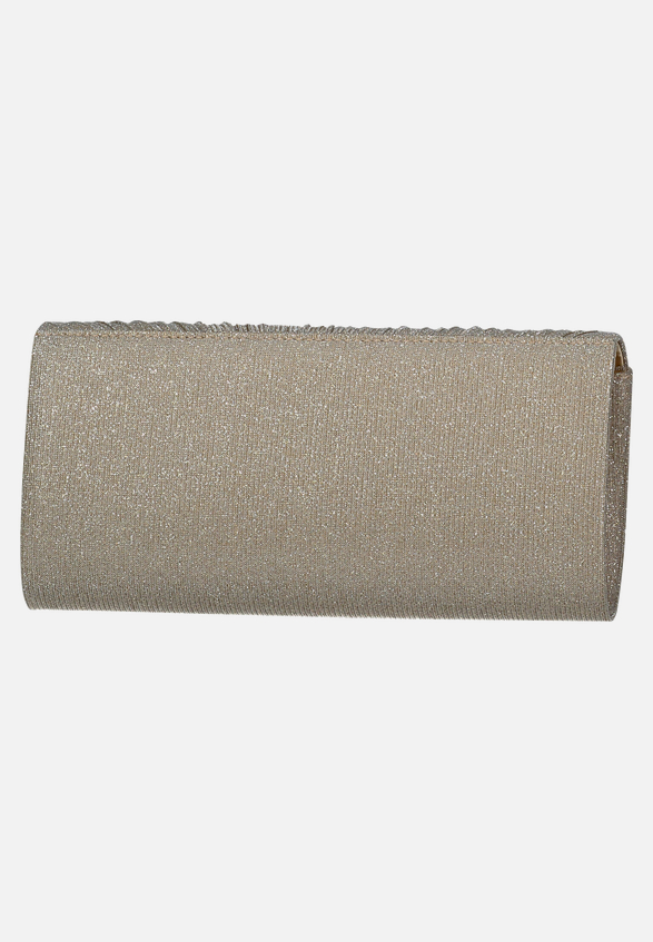 Clutch-Tasche mit Raffung / Rückseite