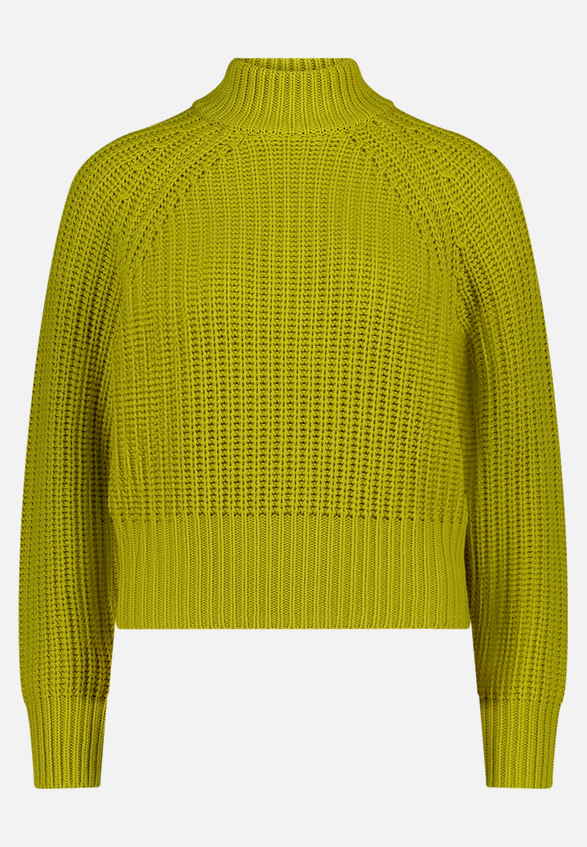 Grobstrick-Pullover mit Struktur / Vorderseite