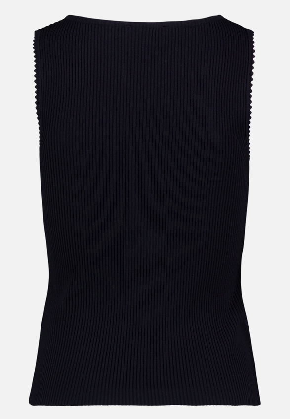 Stricktop  mit U-Boot Ausschnitt  / Rückseite