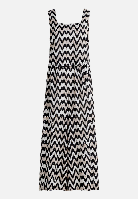 Jumpsuit mit Zickzack-Muster / Vorderseite