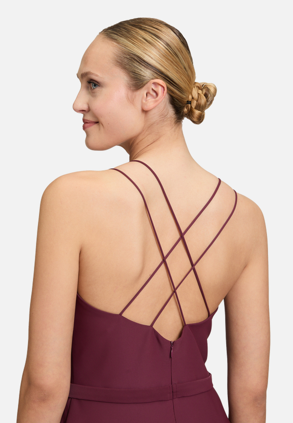 Abendkleid mit Volant / Detailbild