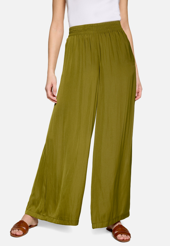 Palazzo-Hose  mit elastischem Bund 32 Inch  / Modellfoto Vorderseite
