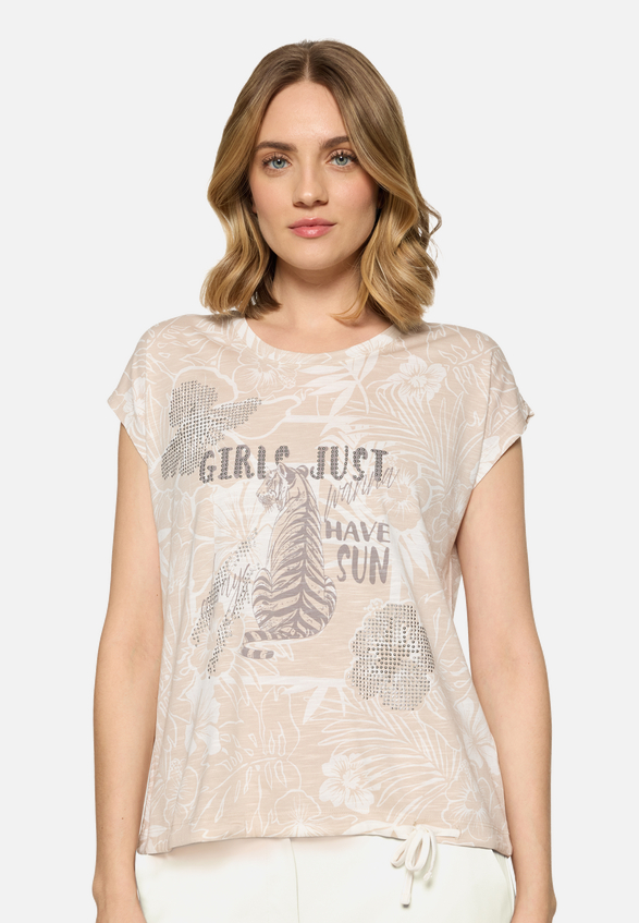 Casual-Shirt mit Tunnelzug / Detailbild
