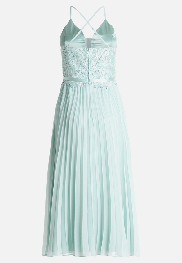 Abendkleid mit Stickerei / Rückseite