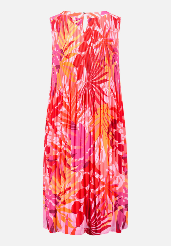 Plisseekleid ohne Arm / Rückseite