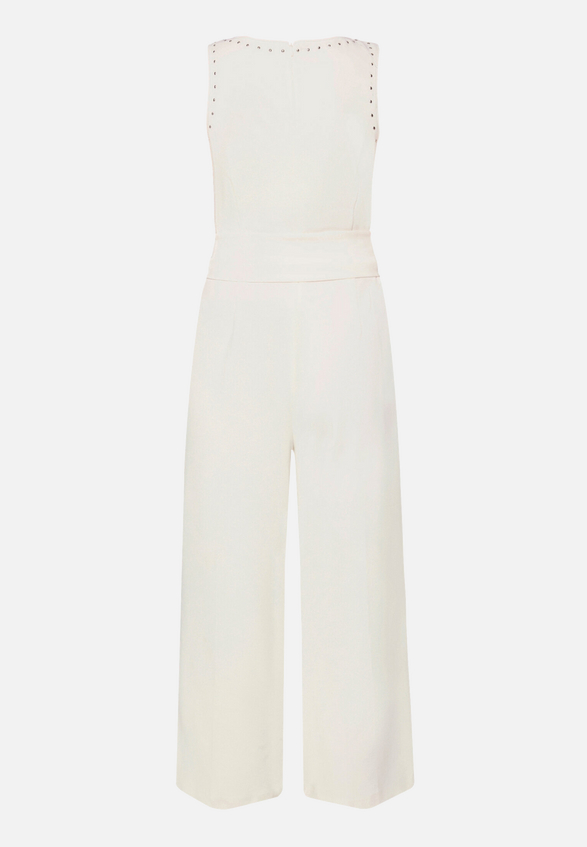 Jumpsuit mit Gürtel / Rückseite