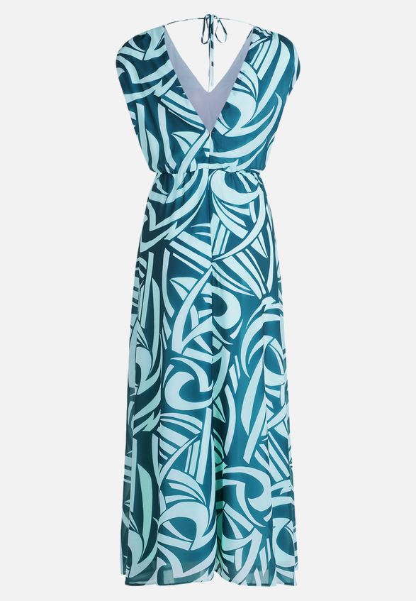 Chiffonkleid ohne Arm / Rückseite