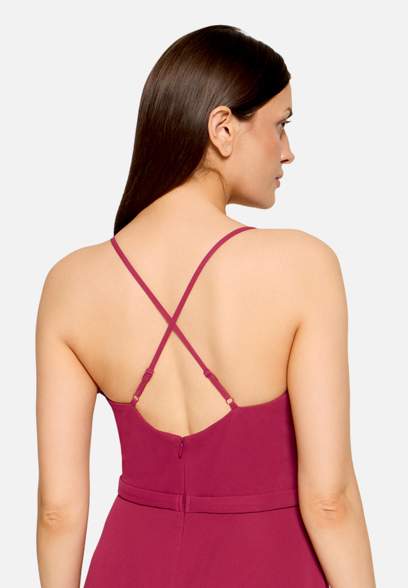 Abendkleid mit Volant / Detailbild