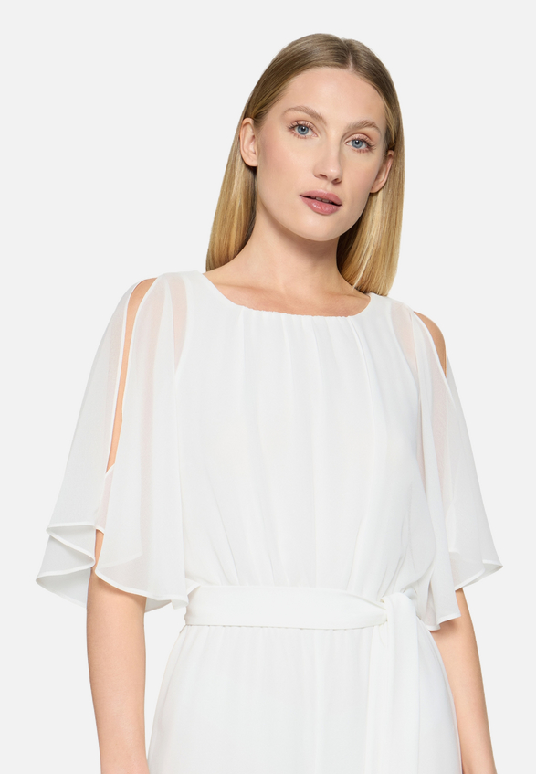 Jumpsuit mit Bindegürtel / Detailbild