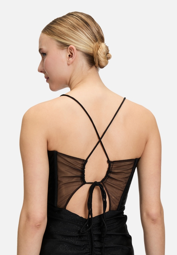 Abendkleid im Glitzer-Look / Detailbild