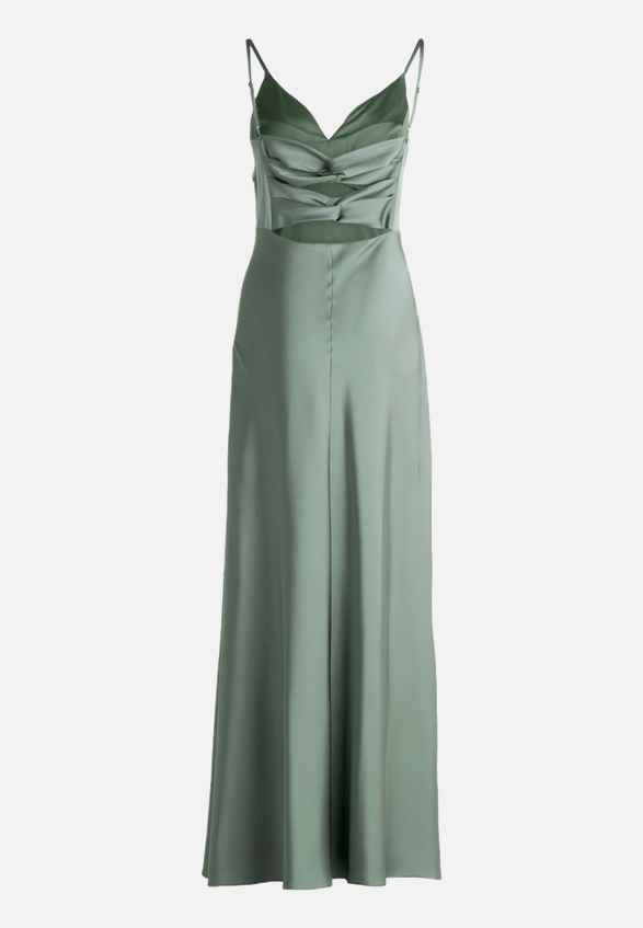 Abendkleid schmal geschnitten / Rückseite