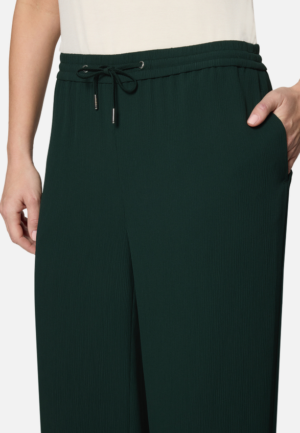 Palazzo-Hose  mit elastischem Bund / Detailbild