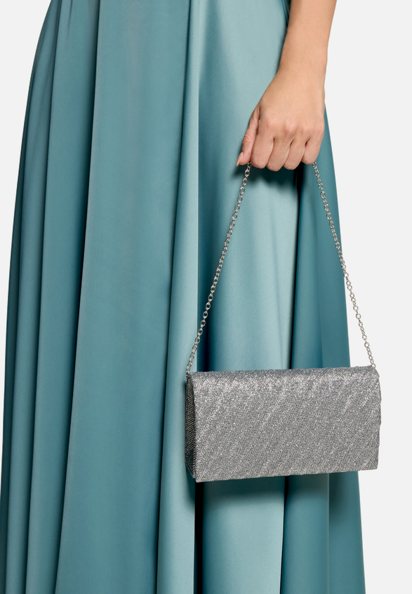 Clutch-Tasche im Glitzer-Look / Detailbild
