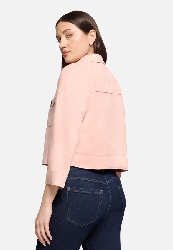 Blazer-Jacke mit 3/4 Arm / Modellfoto Rückseite