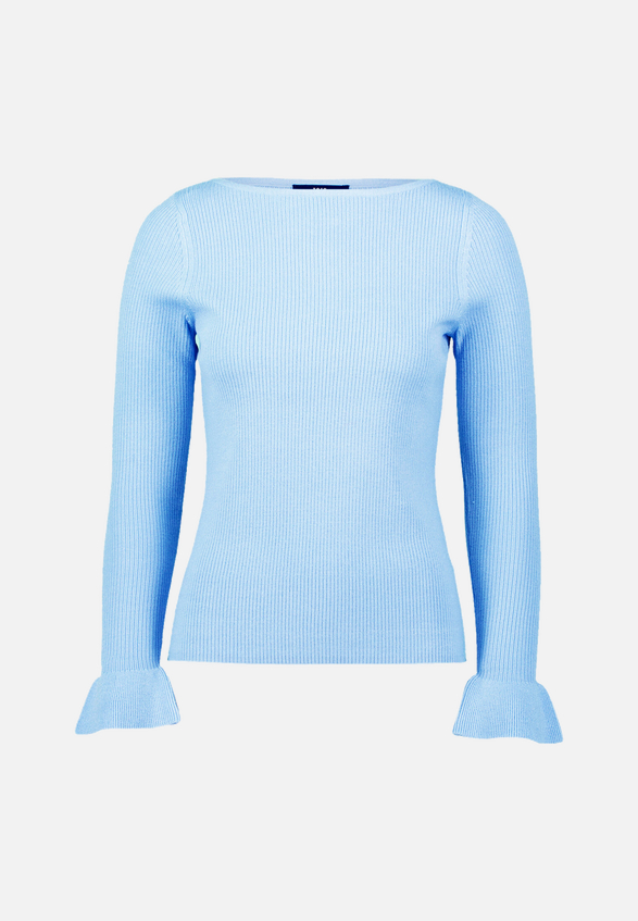 Pullover mit Volants am Ärmel / Vorderseite