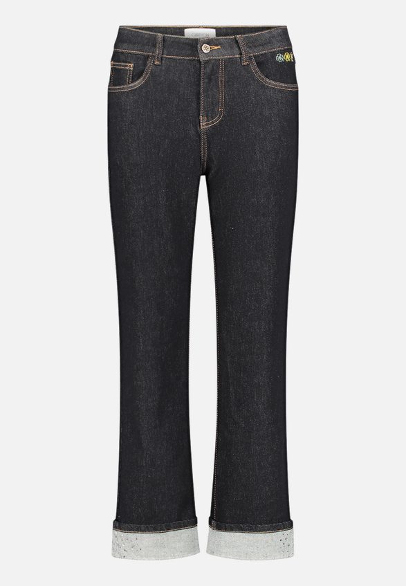 Stretch-Jeans mit Strass / Detailbild