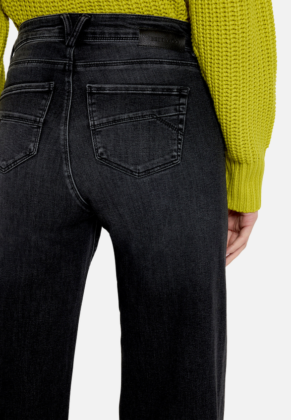 High Waisted-Jeans mit Strass / Detailbild