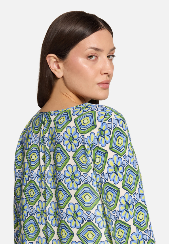 Casual-Bluse mit Muster / Detailbild