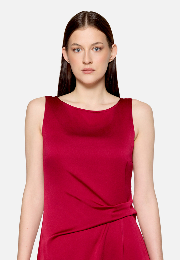 Cocktailkleid mit Raffung / Detailbild