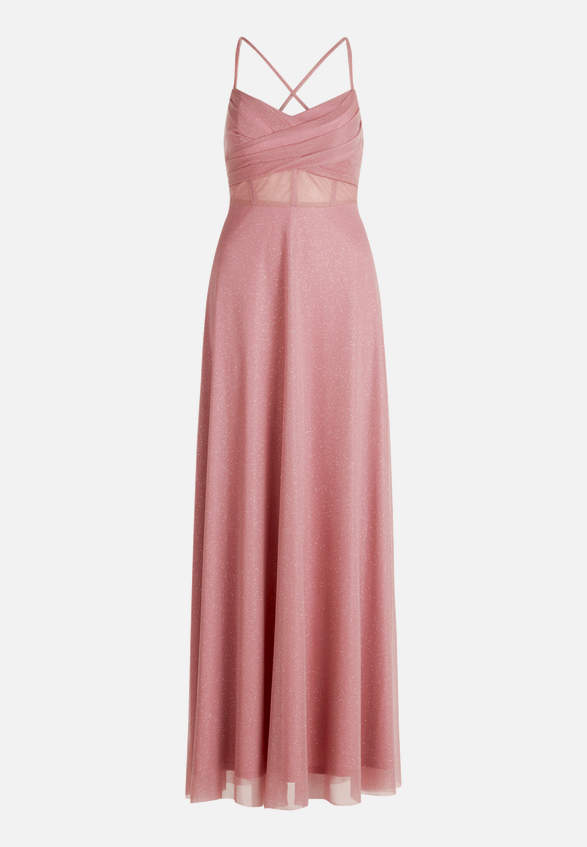 Abendkleid im Glitzer-Look / Vorderseite