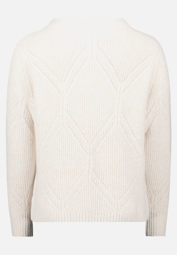 Strickpullover mit Struktur / Rückseite