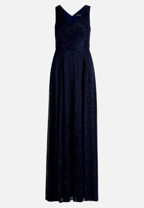 Abendkleid mit Plissee / Vorderseite