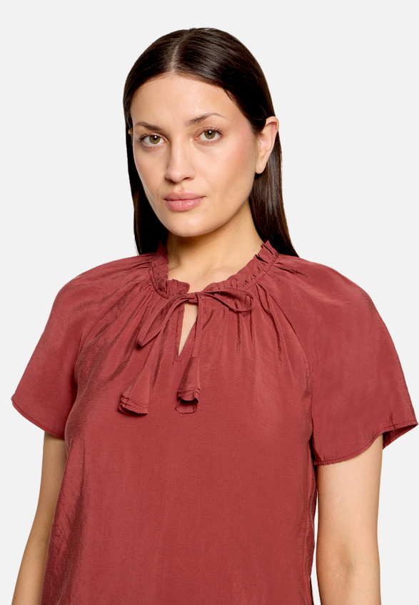 Casual-Bluse mit Raffung / Detailbild