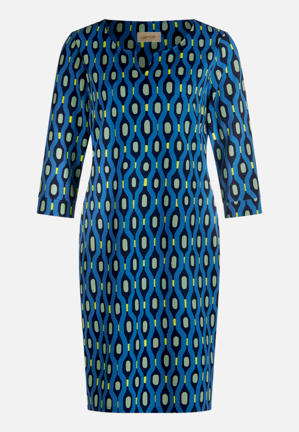 Casual-Kleid mit Muster / Vorderseite