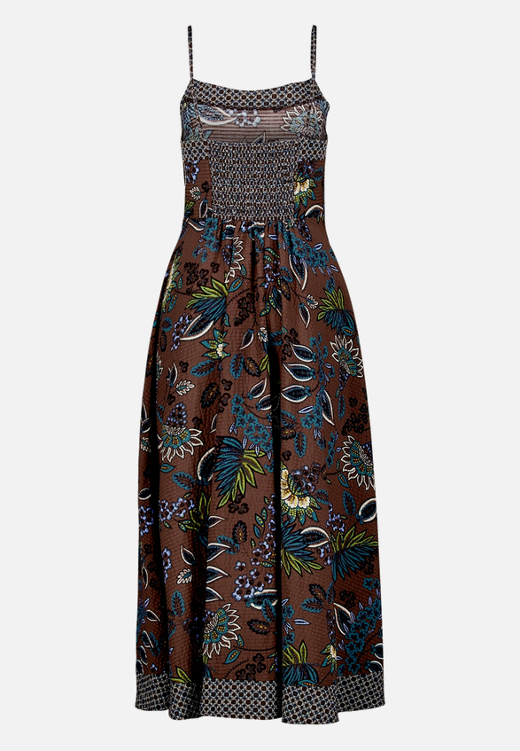 Maxikleid mit floralem Muster  / Rückseite