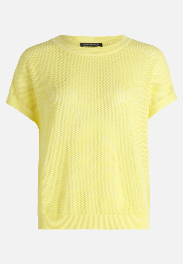 Lochstrick-Pullover ohne Arm / Vorderseite