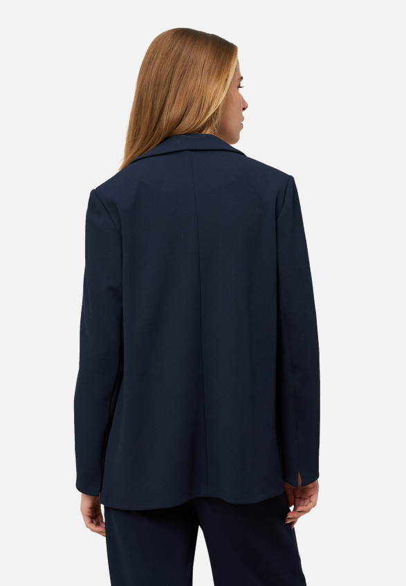 Longblazer offener Style / Modellfoto Rückseite