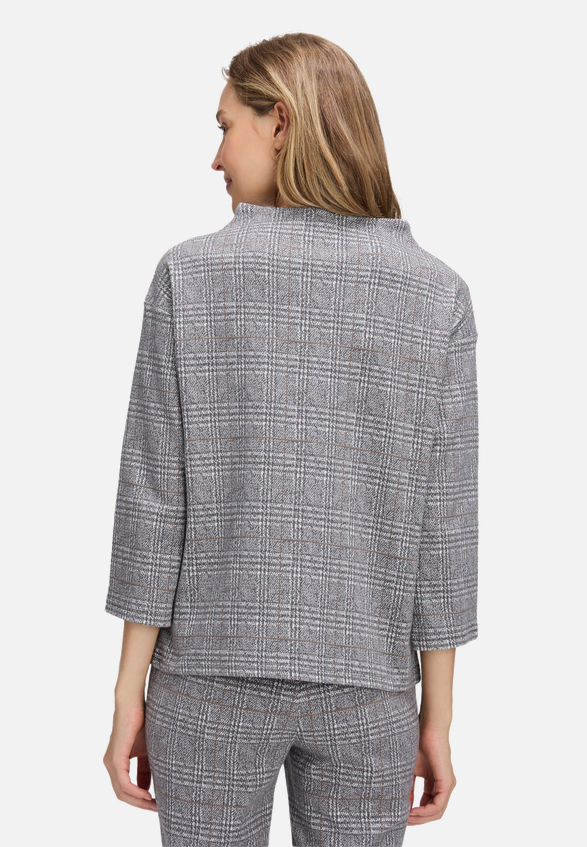 Sweatshirt mit Kragen / Detailbild